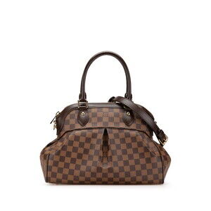 LOUIS VUITTON Brown Damier Leather Shoulder Bag